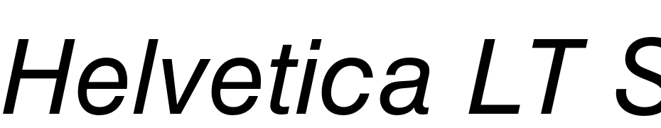 Helvetica LT Std Oblique cкачати шрифт безкоштовно